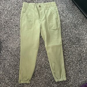 CAbi Compass Pants Olive Green